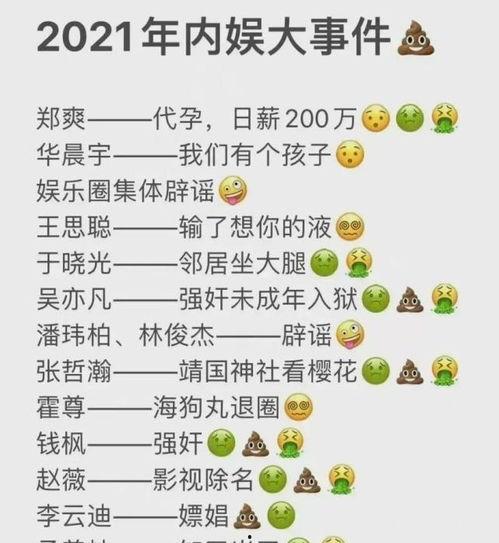娱乐圈吃瓜汇总2021,年度吃瓜大事件盘点